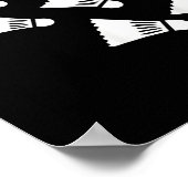 Badminton Shuttles Poster (Ecke)