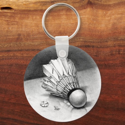 Badminton Shuttleservice Schlüsselanhänger (Vorderseite)