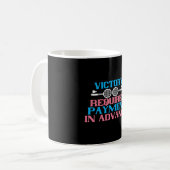 Badminton - Sieg erfordert Zahlung Kaffeetasse (Vorderseite Links)