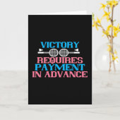 Badminton - Sieg erfordert Zahlung Karte (Gelbe Blume)