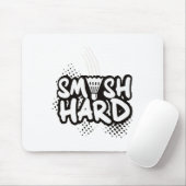 Badminton Smash Hard Champion Geschenk Mousepad (Mit Mouse)