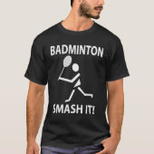 Badminton Smash It Badminton T-Shirt (Vorderseite)