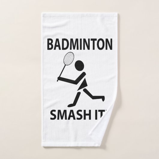 Badminton Smash It Sports Player Coach Badminton Handtuch (Handtuch)