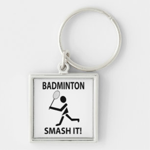Badminton Smash It Sports Spieler Trainer Badminto Schlüsselanhänger