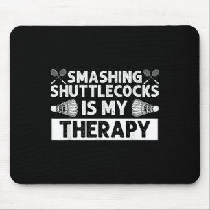 Badminton Smashing Shuttles Racquet Sport Mousepad