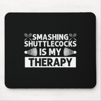 Badminton Smashing Shuttles Racquet Sport Mousepad