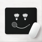 Badminton Smile Liebe Team Player Coach Mousepad (Mit Mouse)