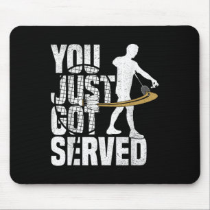 Badminton-Spiel-Liebhaber servierte Shuttle-Spiele Mousepad