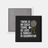Badminton Spiel wie Shuttle Badminton Player Magnet (Vorderseite/Rückseite)