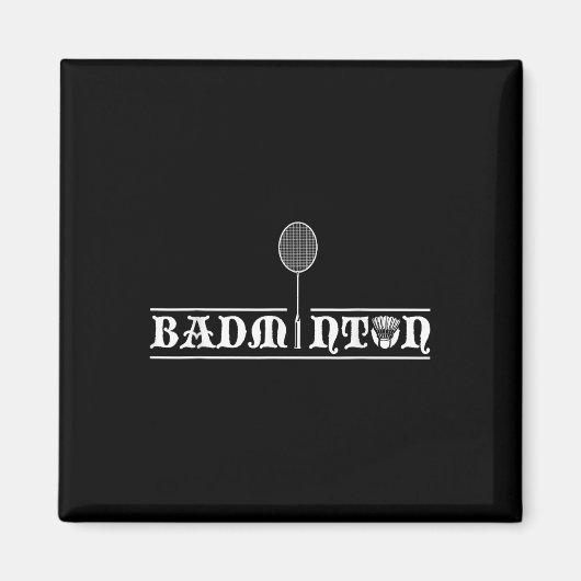 Badminton-Spieler Echte Männer Team Shuttlecock Tr Magnet (Vorne)