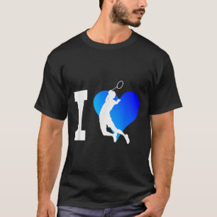 Badminton-Spieler Herren Shuttle Squash Frauen  T-Shirt