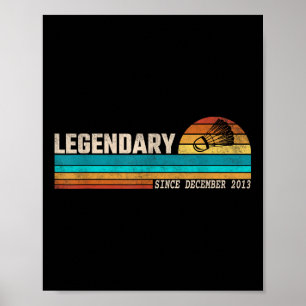 Badminton-Spieler-Legende seit Dezember 2013 Gebur Poster