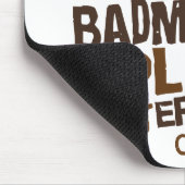 Badminton-Spieler-(lustiges) Geschenk Mousepad (Ecke)