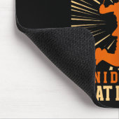 Badminton-Spieler _ Meine Badminton-Technik Mousepad (Ecke)