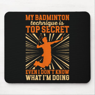 Badminton-Spieler _ Meine Badminton-Technik Mousepad
