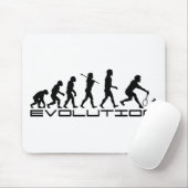 Badminton-Spieler-Schläger-Sport-Evolutions-Kunst Mousepad (Mit Mouse)