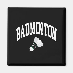 Badminton-Spieler-Shuttle-Grafik Tank Top  Magnet