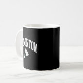 Badminton-Spieler-Shuttle-Grafik-Tanktop Kaffeetasse (Vorderseite Links)
