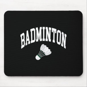Badminton-Spieler-Shuttle-Grafik-Tanktop  Mousepad