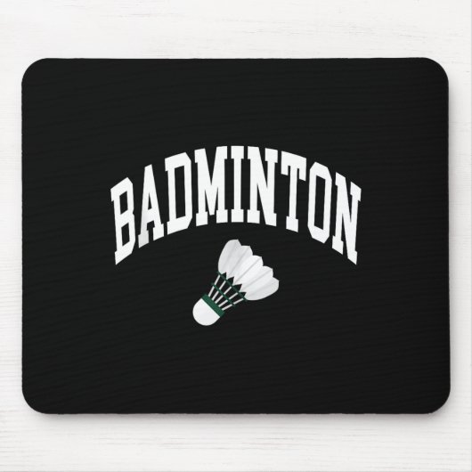 Badminton-Spieler-Shuttle-Grafik-Tanktop  Mousepad (Vorne)