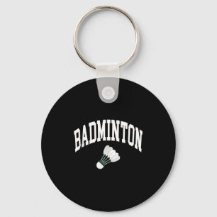 Badminton-Spieler-Shuttle-Grafik-Tanktop Schlüsselanhänger