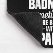 Badminton-Spieler Shuttle Life’s Like Badminto Mousepad (Ecke)