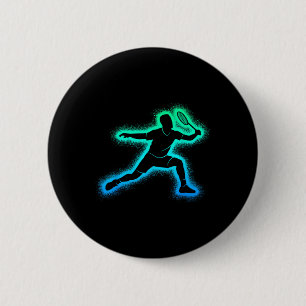 Badminton-Spieler Shuttle Männer Kinder Badminton  Button