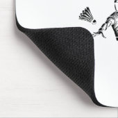 Badminton-Spieler-Shuttle Mousepad (Ecke)
