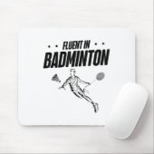 Badminton-Spieler-Shuttle Mousepad (Mit Mouse)