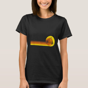 Badminton-Spieler-Spiel Shuttle 70er Jahr Vintag s T-Shirt