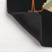 Badminton-Spieler-Spiel Shuttle Funny Vintag Badmi Mousepad (Ecke)