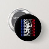 Badminton-Spieler Spieler Trainer Fans Jungen Mann Button (Vorne & Hinten)