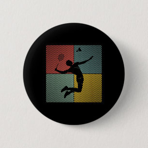 Badminton-Spieler-Spielhütte Badminton 2 Button