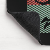 Badminton-Spieler-Spielhütte Badminton Mousepad (Ecke)