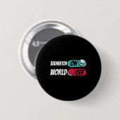 Badminton-Spieler-Team-Shuttle-Badminton-auf-der-W Button (Vorne & Hinten)