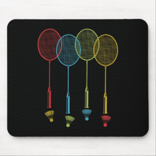 Badminton-Spieler-Team-Shuttle-Trainer-Match-Badmi Mousepad