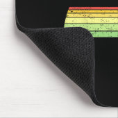 Badminton-Spieler Vintag Geburtstagshütte Badminto Mousepad (Ecke)