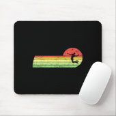 Badminton-Spieler Vintag Geburtstagshütte Badminto Mousepad (Mit Mouse)