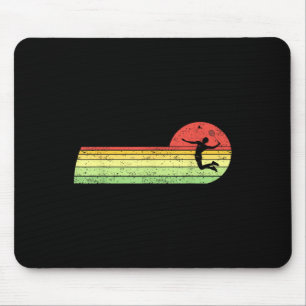 Badminton-Spieler Vintage Geburtstag Shuttle Badmi Mousepad