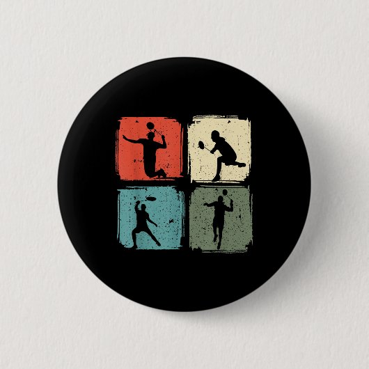 Badminton-Spielerausrüstung Badminton-Spieler-Shut Button (Vorderseite)
