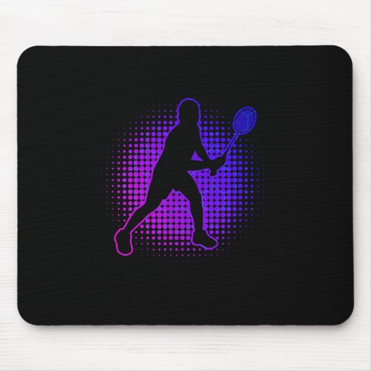 Badminton-Spielerin Badminton Damen Squash Federba Mousepad (Vorne)
