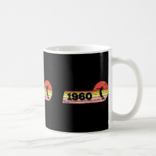 Badminton-Spielerin Geboren 1960 Geburtstag Vintag Kaffeetasse