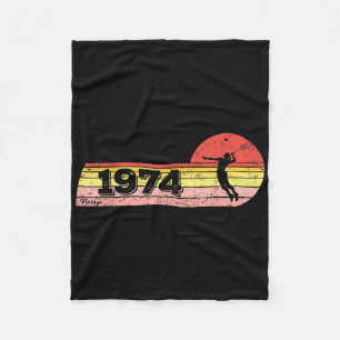Badminton-Spielerin Geboren 1974 Geburtstag Vintag Fleecedecke