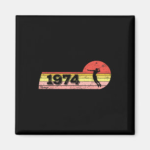 Badminton-Spielerin Geboren 1974 Geburtstag Vintag Magnet