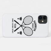Badminton Sports Team Case-Mate iPhone Hülle (Rückseite (Horizontal))