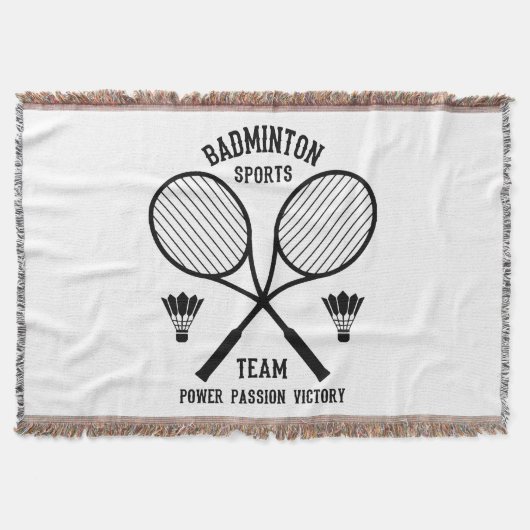 Badminton Sports Team Decke (Vorderseite)