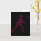 Badminton Squash Badminton Player Shuttle Karte (Gelbe Blume)