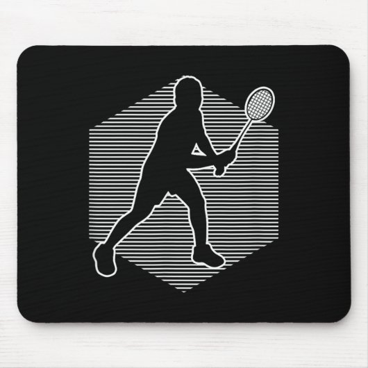 Badminton Squash Frauen Shuttle Männer  Mousepad (Vorne)