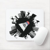 Badminton-Stadt Mousepad (Mit Mouse)