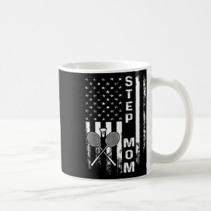 Badminton Stiefmutter Amerikanische Flagge Vintage Kaffeetasse